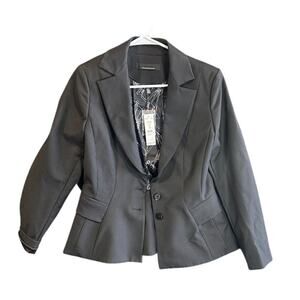NWT White House Black Market Signature Blazer Black 8